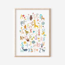 Alphabet Animal ABC Poster Imprimer