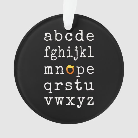 Alphabet anti-Trump - Nope V (devant)