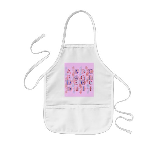 Alphabet Apron Kinder Schort (Voorkant)