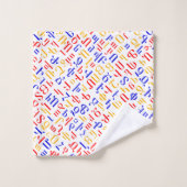 alphabet arménien (Gant de toilette)