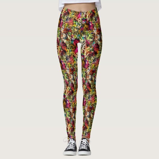 Alphabet Art 1 Legging (Devant)