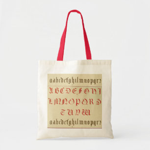 Alphabet Bag Tote Bag