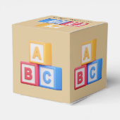 Alphabet Blocks A-B-C Favor Boxes Bedankdoosjes (Achterkant)