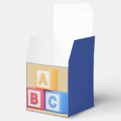 Alphabet Blokken A-B-C Vierdozen Bedankdoosjes (Geopend)