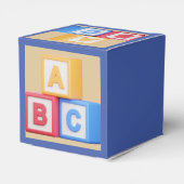 Alphabet Blokken A-B-C Vierdozen Bedankdoosjes (Achterkant)