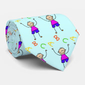 Alphabet Boy Stropdas (Opgerold)