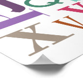 Alphabet Chowder Poster (Hoek)