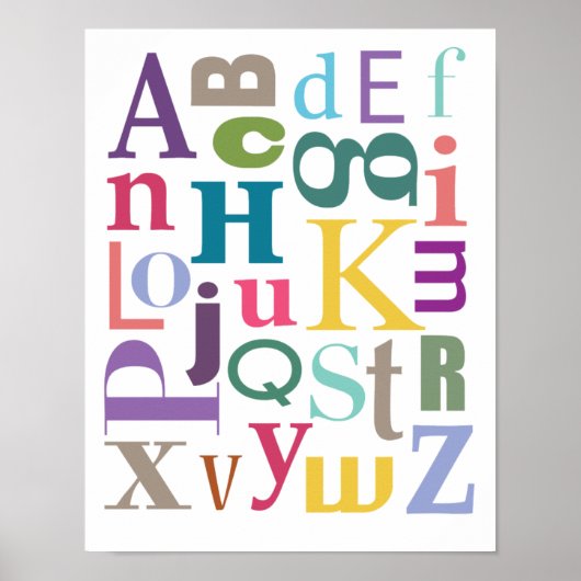 Alphabet Chowder Poster (Voorkant)