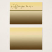 Alphabet couleur or et or dégradé Lettre B (Devant & derrière)