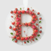 Alphabet Créatif Lettre B avec Formes de Cœur (dos)