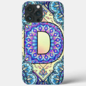 Alphabet D mandala Case-Mate iPhone Case (Achterkant)