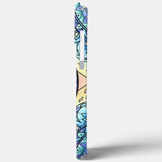 Alphabet D mandala Case-Mate iPhone Case (Achterkant / Links)