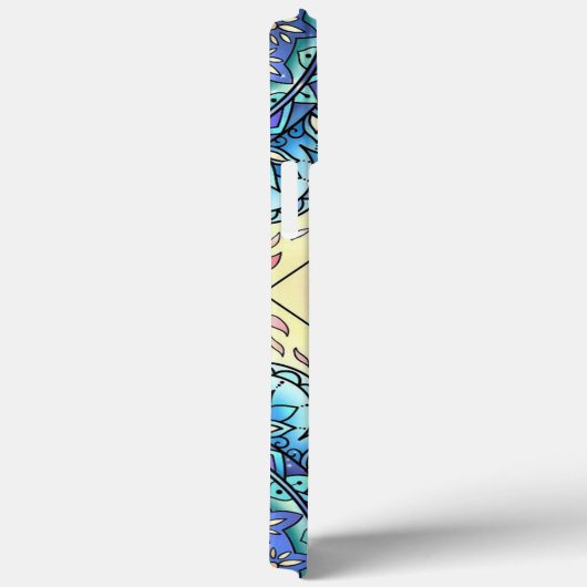 Alphabet D mandala Case-Mate iPhone Case (Achterkant / Rechts)