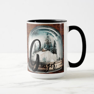 Alphabet de Noël Personnalisable Mug