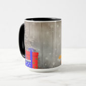 Alphabet de Noël Personnalisable Mug (Devant gauche)