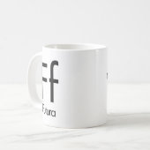 Alphabet de tasse de typographie - Futura (Devant gauche)