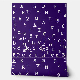 Alphabet Design Kind kamer Behang