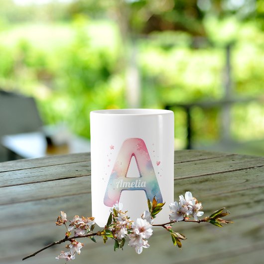 Alphabet Dream - Aangepaste 'A' Waterverf Mok