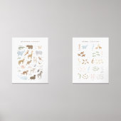 Alphabet et chiffres animaux Classe éducative (Recto)