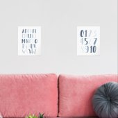 Alphabet et chiffres de la Marine Classe éducative (Salon)