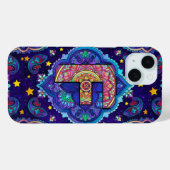 Alphabet F mandala Case-Mate iPhone Case (Achterkant (horizontaal))