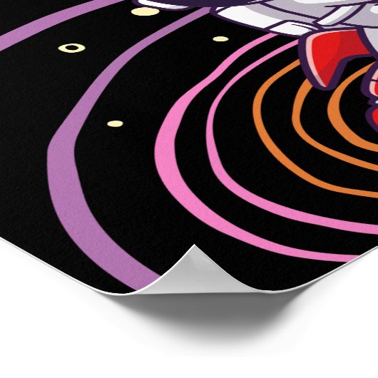 Alphabet Featuring Outer Space Poster (Hoek)