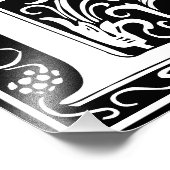 Alphabet Floral Lettre D Photo (Coin)