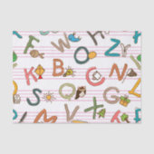Alphabet Fun Letters & Graphics Tissuepapier (Voorkant)