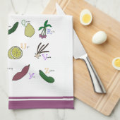 Alphabet Garden Theedoek (Quarter Fold)