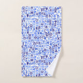 alphabet grec (Serviette à main)