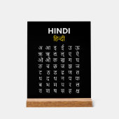 Alphabet Hindi अ–क्ष Écriture Devanagari (Recto)