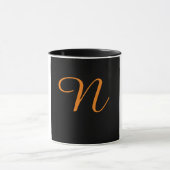 ALPHABET INITIAAL N MONOGRAM MOK (Midden)