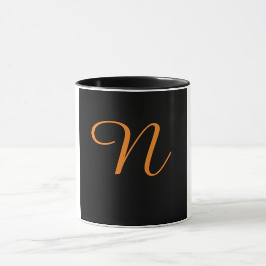 ALPHABET INITIAAL N MONOGRAM MOK (Midden)