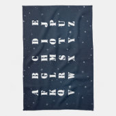 Alphabet keukenhanddoeken (Verticaal)