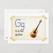 Alphabet L Briefkaart (Voorkant / Achterkant)