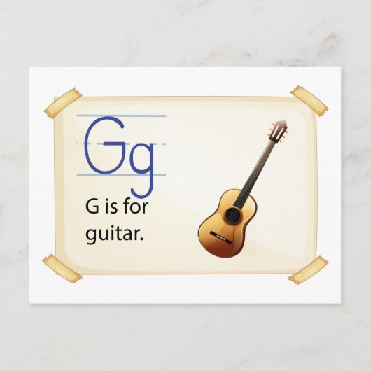 Alphabet L Briefkaart (Voorkant)