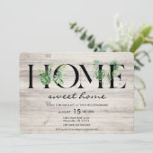 Alphabet Leaf Accueil Réchauffement Invitation (Debout devant)