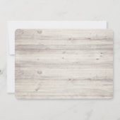 Alphabet Leaf Accueil Réchauffement Invitation (Dos)