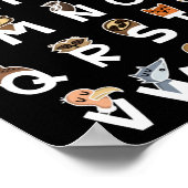 Alphabet Learning Kids Animals ABCs Poster (Hoek)