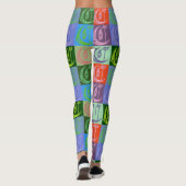 Alphabet Leggings pour femmes (Dos)