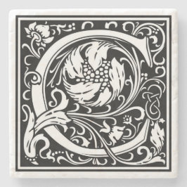 Alphabet Letter C Stone Onderzetter