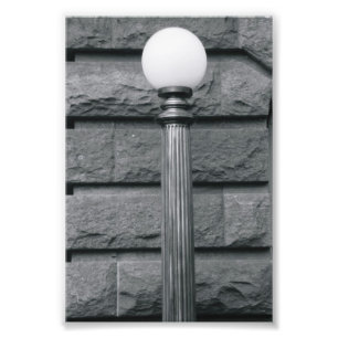 Alphabet Letter Fotografie I2 Black en White 4x6 Foto Afdruk