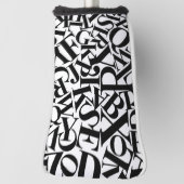 Alphabet Letters Golfheadcover (Draai 90)