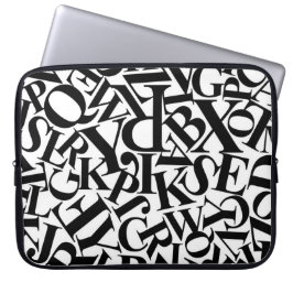 Alphabet Letters Laptop Sleeve