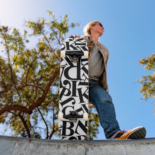 Alphabet Letters Skateboard (Buiten 1)