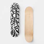 Alphabet Letters Skateboard (Voorkant)