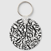 Alphabet Letters Sleutelhanger (Voorkant)
