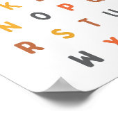Alphabet. Lettres. Poster et impression (Coin)