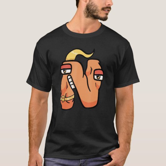 Alphabet Lore in Transformation Boys 26 Le T-shirt (Voorkant)