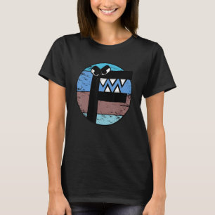 Alphabet Lore of Costume Retro Sunset for Boys Vil T-shirt